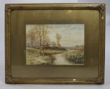 Fine Edwardian English Landscape Watercolour by K E Dalglish