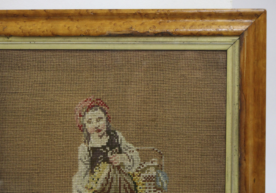 Victorian Tapestry Set in Walnut & Gilt Frame - Image 3 of 4