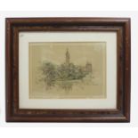 The University Glasgow Small Signed Picture