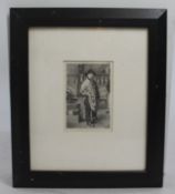 Original Etching By Henry Stacy Marks R.A. (1829-1898)