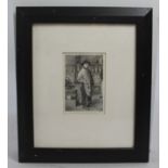 Original Etching By Henry Stacy Marks R.A. (1829-1898)