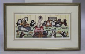 "The Stag Party" Limited Edition Print Linda Jane Smith