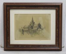 Glasgow Cathedral Print Signed