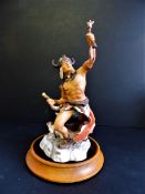 R.J. Murphy Franklin Mint 'Spirit of the Sioux' Porcelain Figurine Sculpture