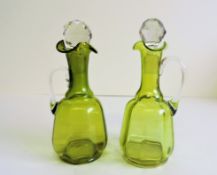 Antique Victorian Glass Bottles & Stoppers