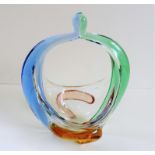 Art Glass Bowl By Frantisek Zemek For Mstisov Glassworks