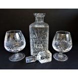 Crystal Decanter & Brandy Balloons