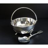 Mappin & Webb Silver Plated Sugar Bowl & Spoon