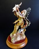 Franklin Mint Prayer to the Great Spirit Porcelain Sculpture - Very Rare