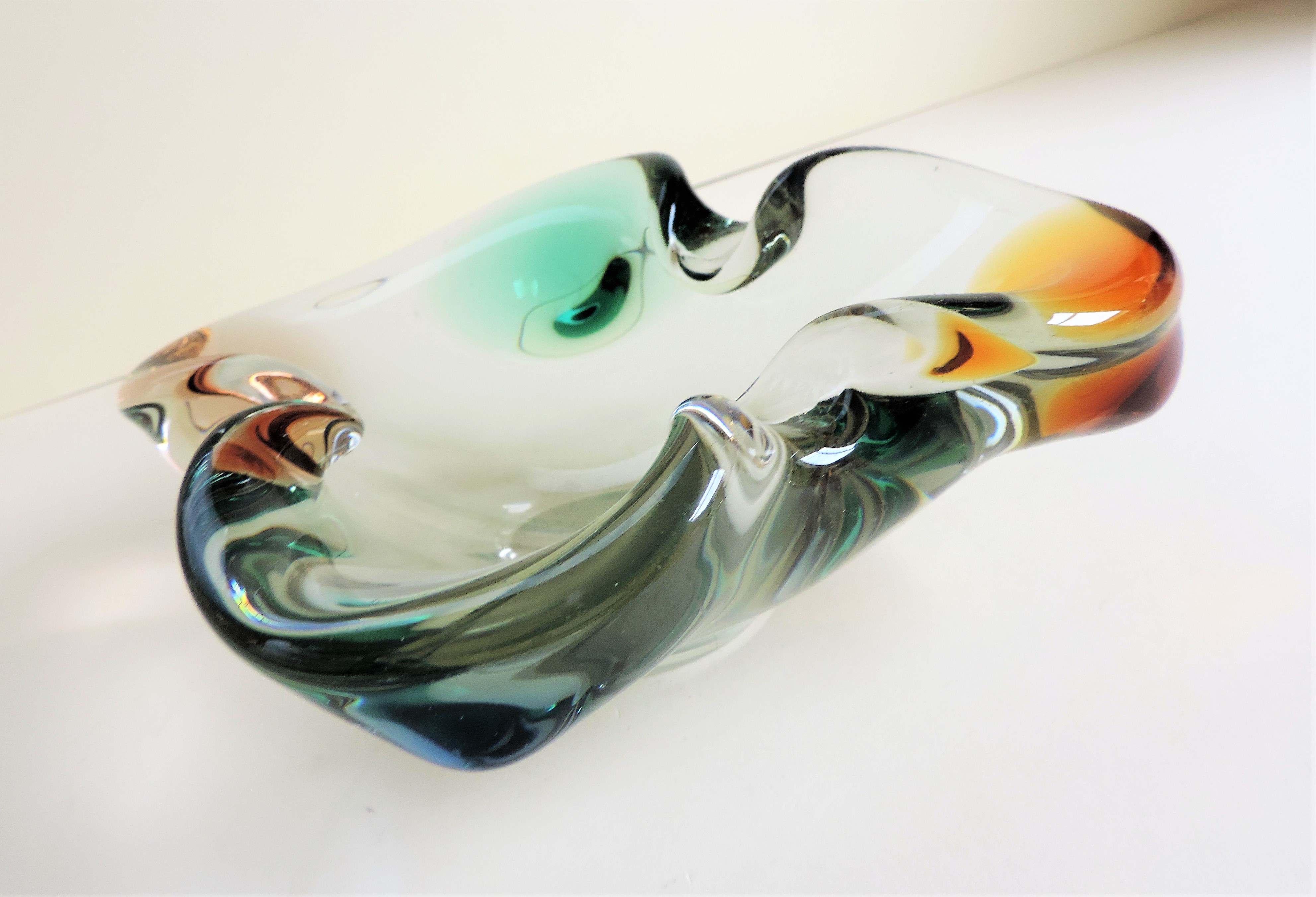 Frantisek Zemek Art Glass Bowl by the Mstisov Glassworks - Image 6 of 6