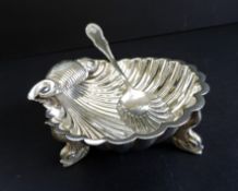 Antique Art Nouveau Silver Plated Preserve Dish