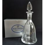 John Jenkins Crystal Decanter New Boxed