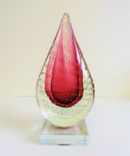 Murano Glass Obelisk Sculpture/Paperweight