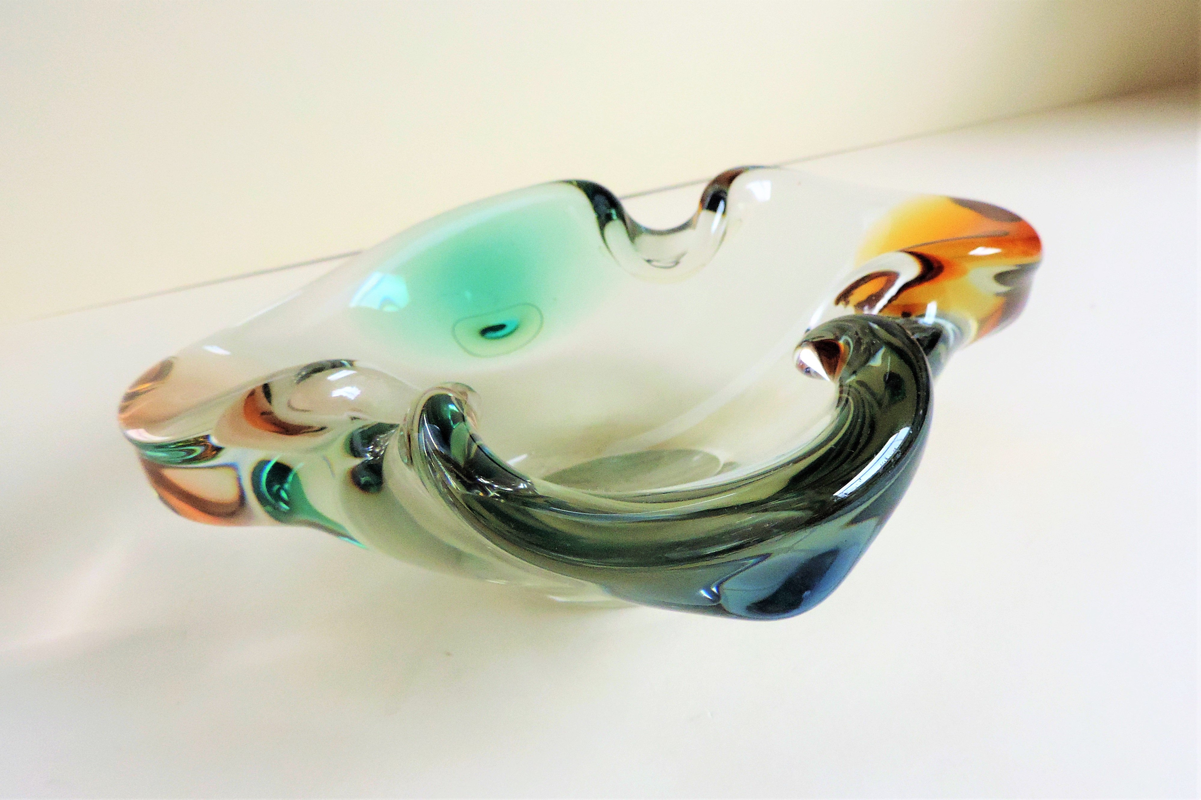 Frantisek Zemek Art Glass Bowl by the Mstisov Glassworks - Image 2 of 6