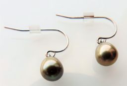 Sterling Silver Cultured Pearl Earrings