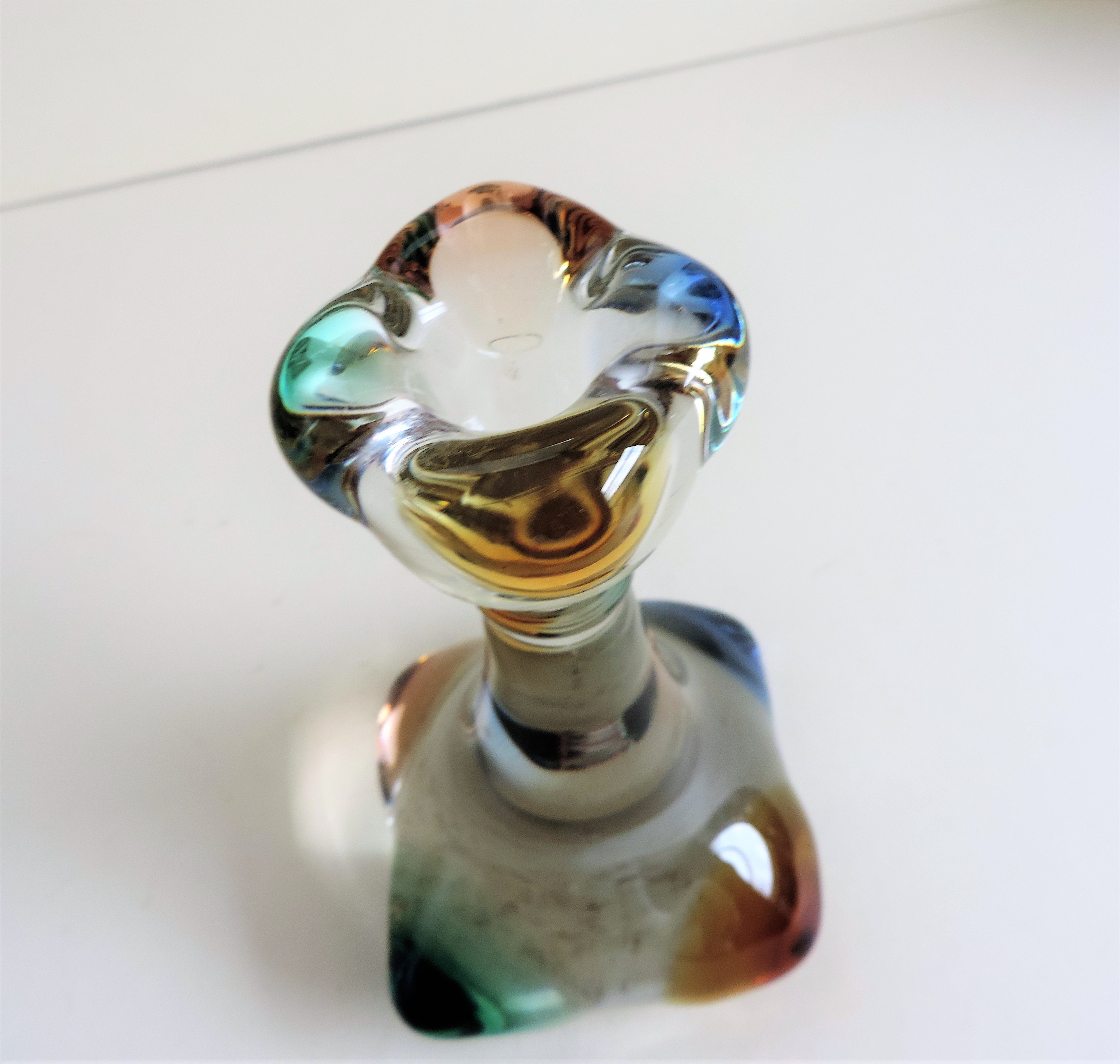Frantisek Zemek Glass Candlestick Rhapsody Collection - Image 2 of 4