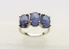 3.75 carat Cabochon Tanzanite Ring