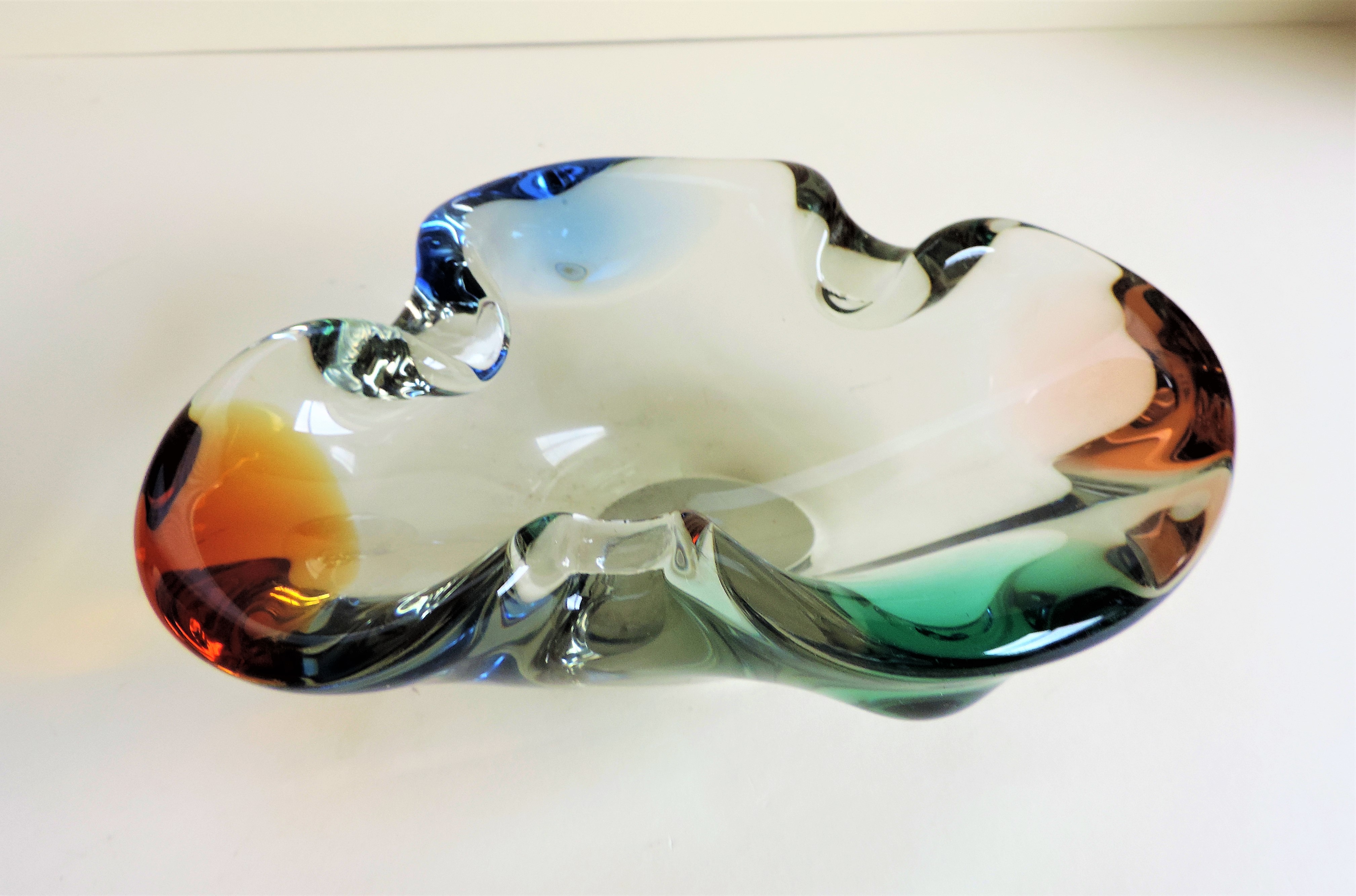 Frantisek Zemek Art Glass Bowl by the Mstisov Glassworks - Image 4 of 6