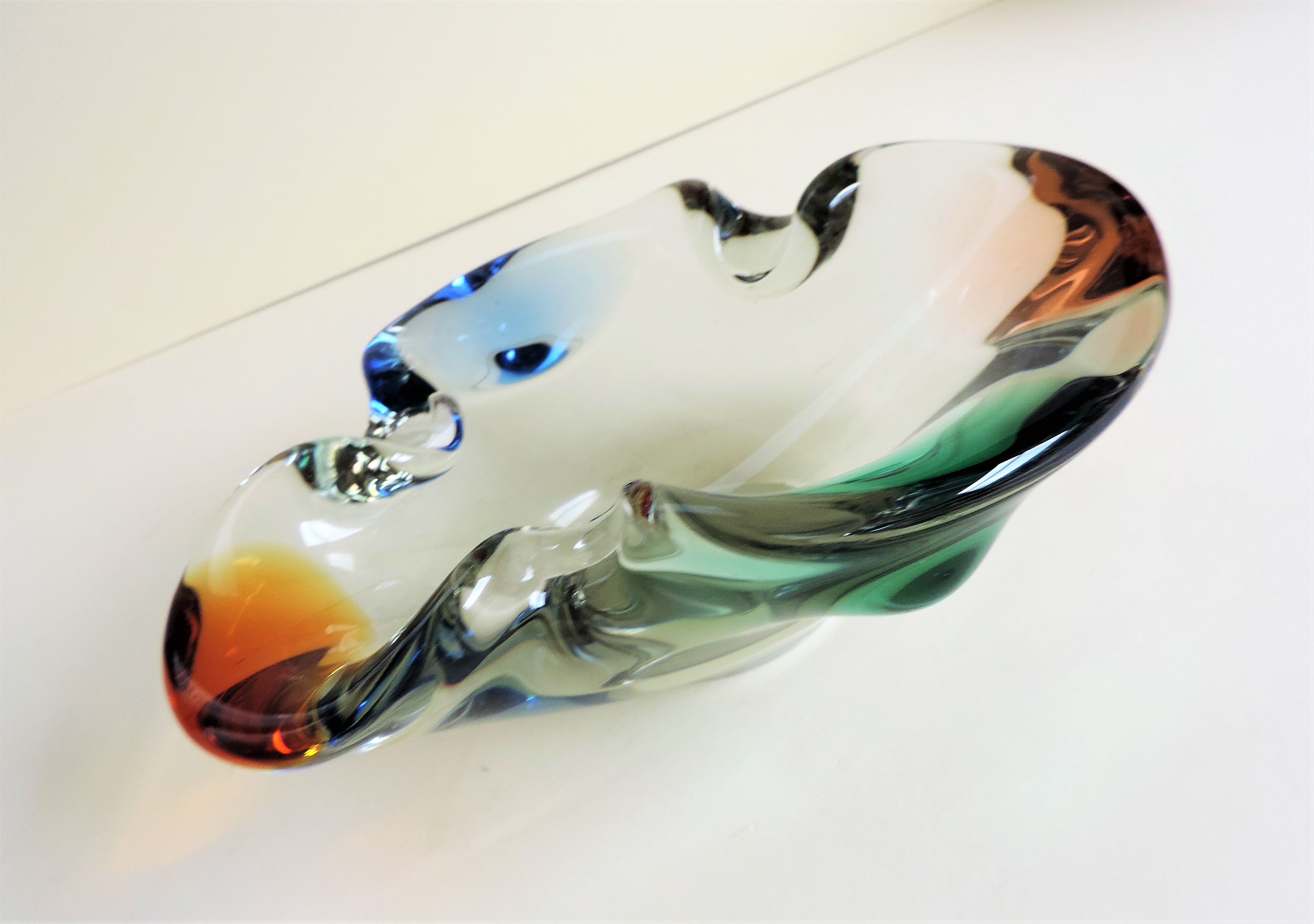 Frantisek Zemek Art Glass Bowl by the Mstisov Glassworks - Image 3 of 6