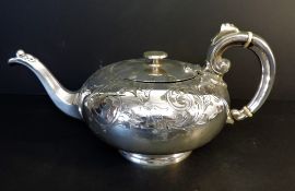 Antique Victorian Silver Plated Teapot