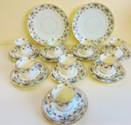 Antique Royal Stafford China 26 Piece Tea Set for 8