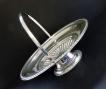 Antique Art Nouveau SIlver Plate Cake/Pastries/Bread Basket