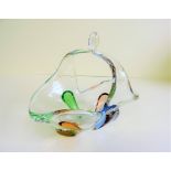 Frantisek Zemek Art Glass Basket Rhapsody collection