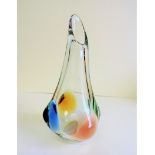 Frantisek Zemek Art Glass Vase Rhapsody collection 24cm tall