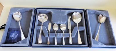 Debenhams Silver Plate 8 Piece Accessory Cutlery Set - New Boxed