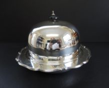 Antique Art Deco Silver Plated 3 Piece Muffin Dish