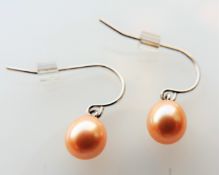 Sterling Silver Cultured Pearl Earrings