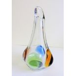 Frantisek Zemek Art Glass Vase Rhapsody collection 23cm tall