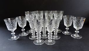 Collection of Vintage Crystal Glasses