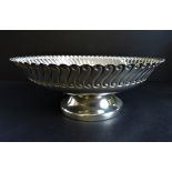 Antique Art Nouveau Silver Plated Pedestal Centrepiece Dish