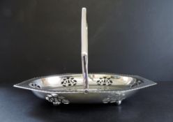 Vintage Art Deco Silver Plated Bread/Cake/Biscuit Basket