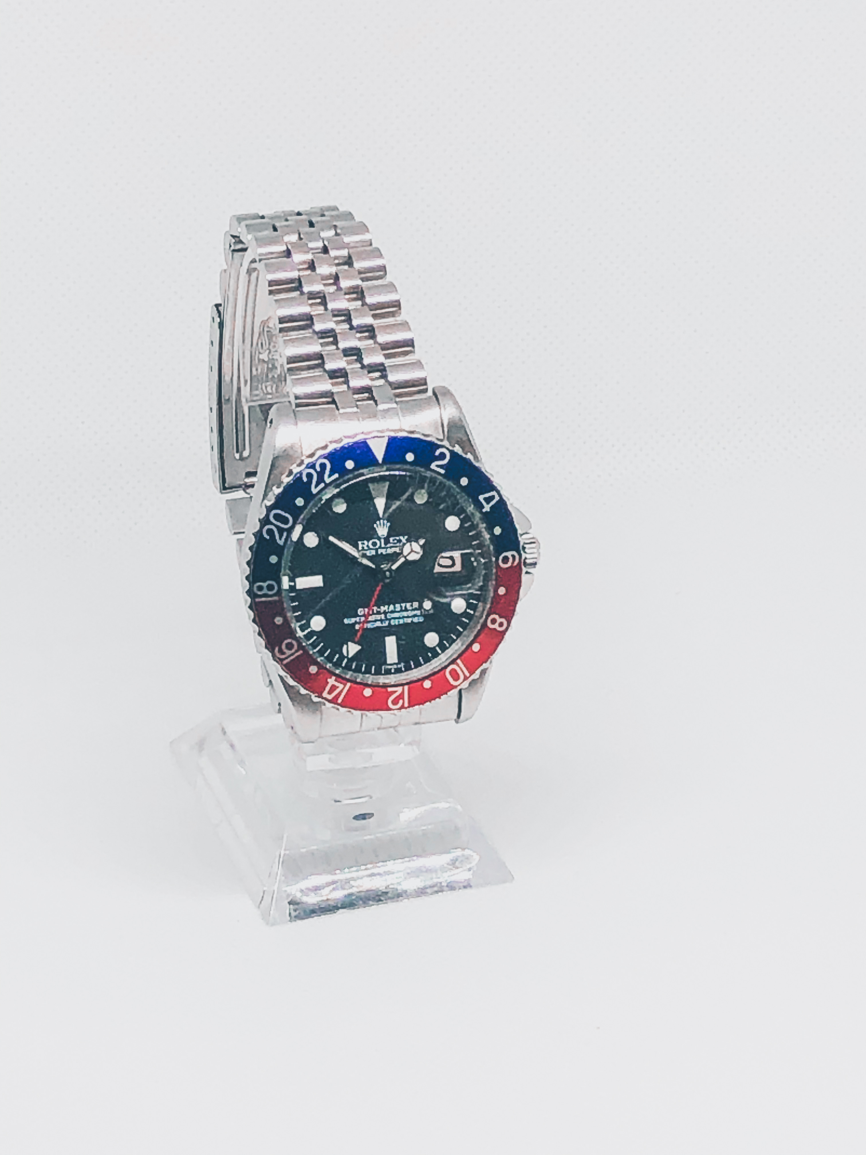 Very Rare 1960 Rolex GMT Master 1675 'Pepsi' On Jubilee Bracelet. - Image 3 of 16