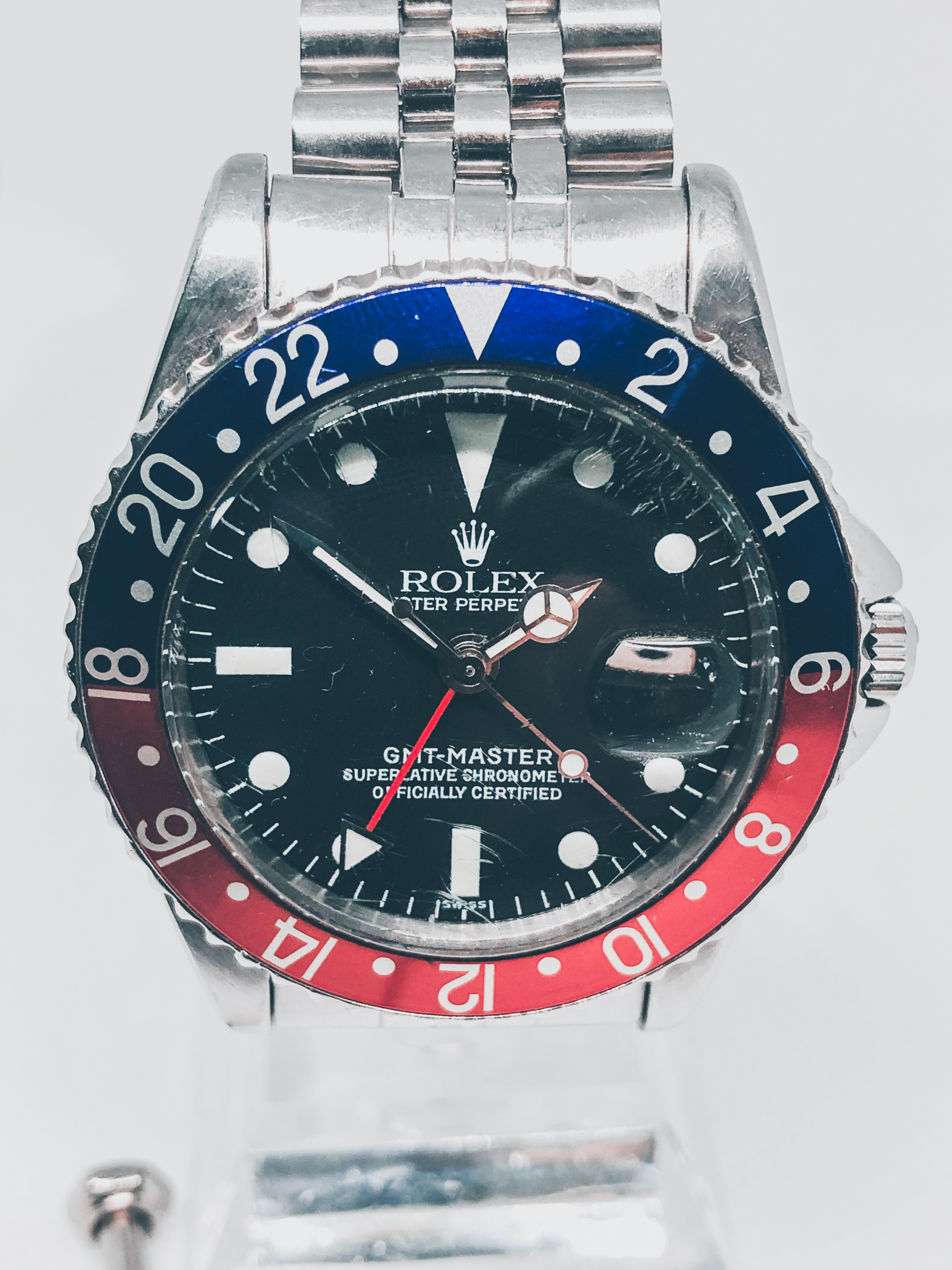 Very Rare 1960 Rolex GMT Master 1675 'Pepsi' On Jubilee Bracelet.