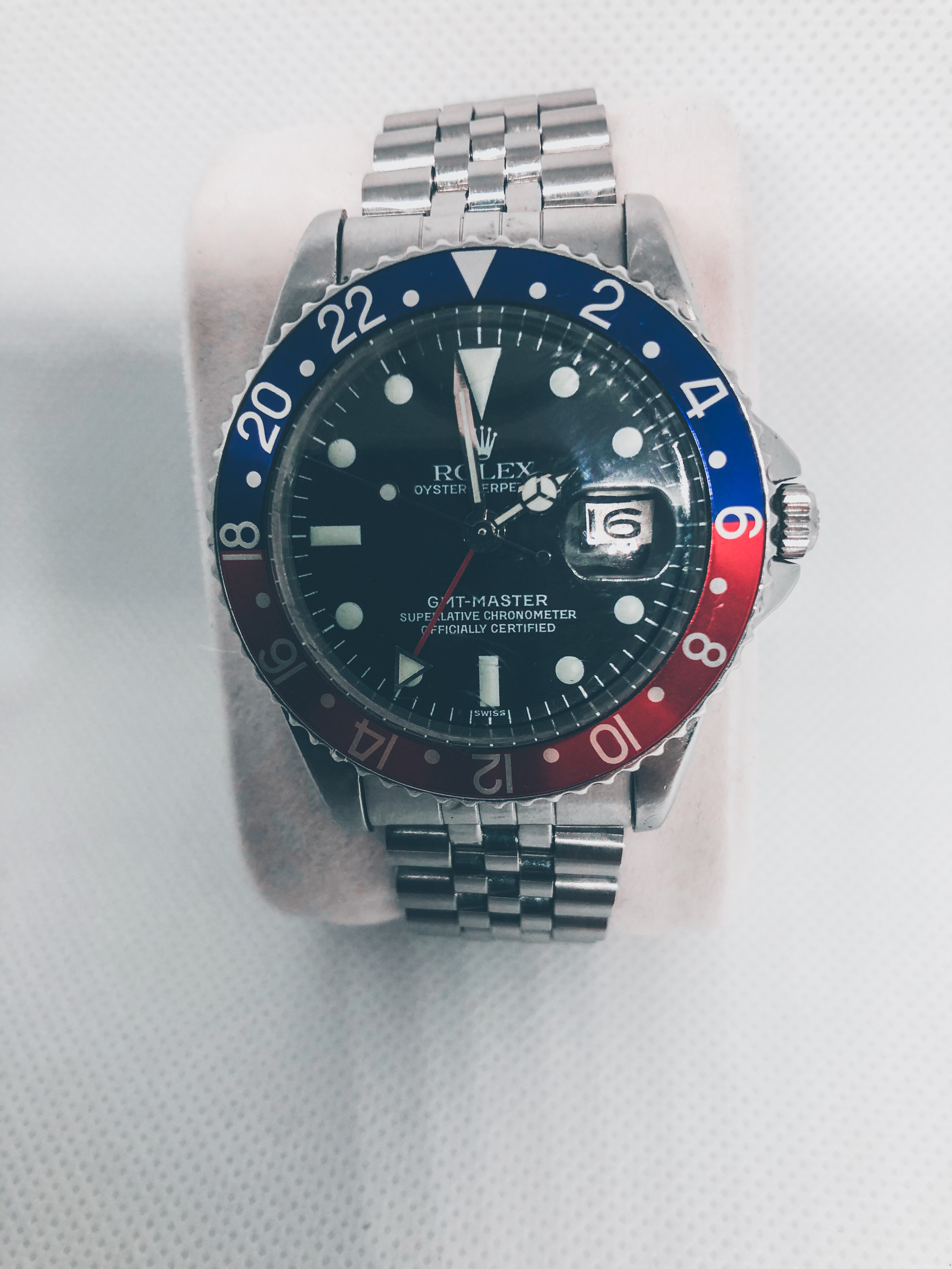 Very Rare 1960 Rolex GMT Master 1675 'Pepsi' On Jubilee Bracelet. - Image 11 of 16