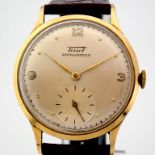 Tissot / Antimagnetique Classic 14K - Gentleman's Yellow gold Wrist Watch