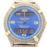 Breitling / Aerospace - Gentleman's Titanium Wrist Watch
