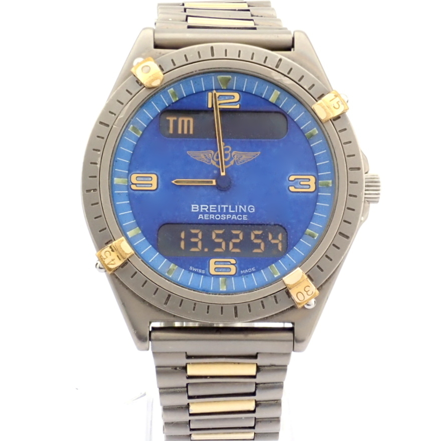 Breitling / Aerospace - Gentleman's Titanium Wrist Watch - Image 10 of 10
