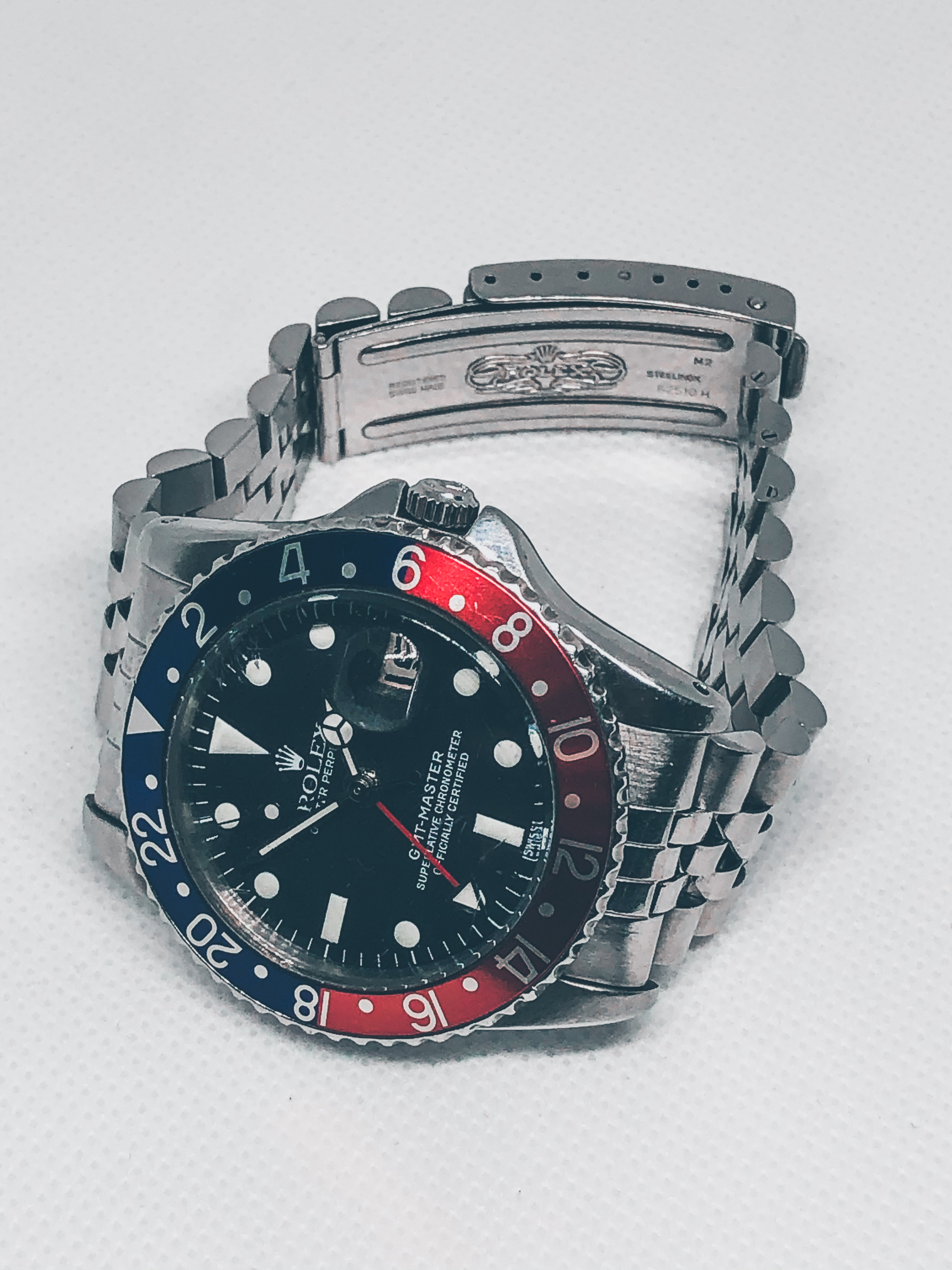 Very Rare 1960 Rolex GMT Master 1675 'Pepsi' On Jubilee Bracelet. - Image 10 of 16