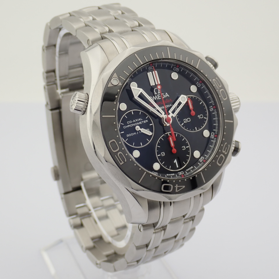 Omega / Seamaster Professional Diver 300M Co-Axial Chronograph 212.30 - Gentleman's Steel Wrist Wat - Image 8 of 9