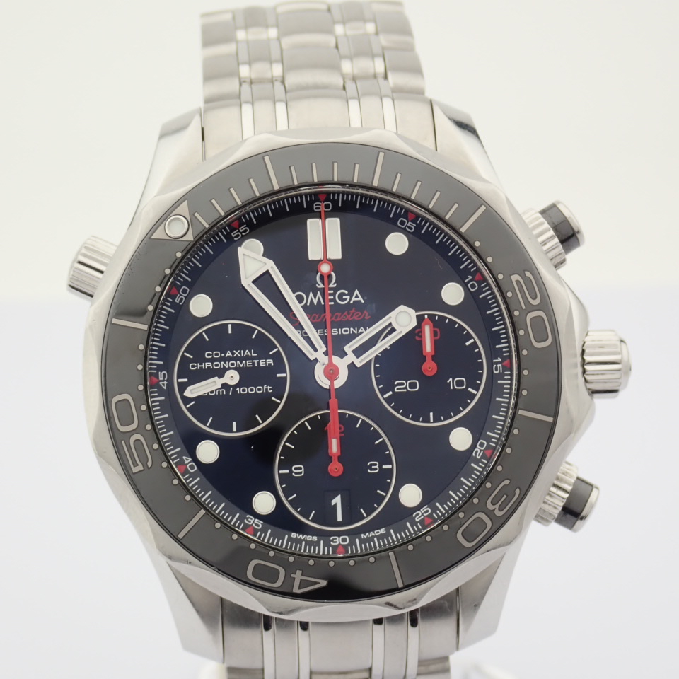 Omega / Seamaster Professional Diver 300M Co-Axial Chronograph 212.30 - Gentleman's Steel Wrist Wat - Image 6 of 9