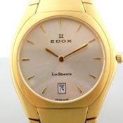 Edox / Date - Date World's Slimmest Calender Movement - Unisex Steel Wrist Watch