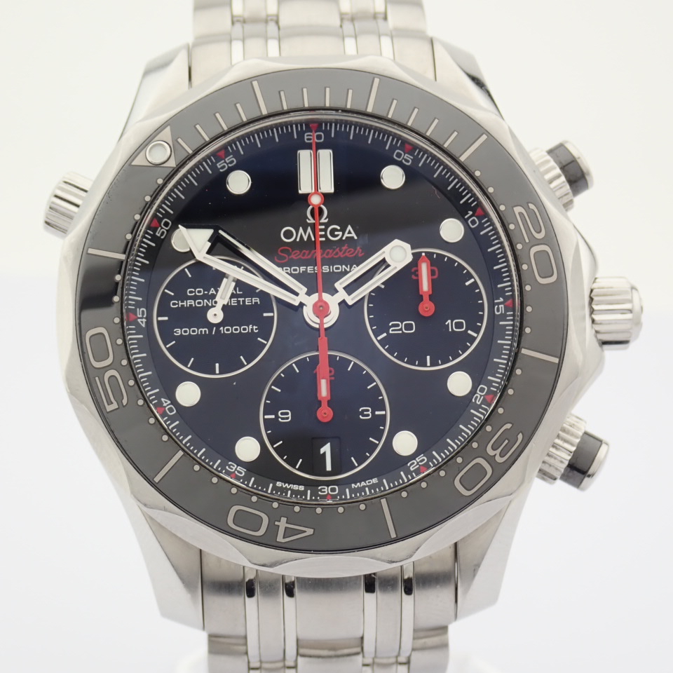 Omega / Seamaster Professional Diver 300M Co-Axial Chronograph 212.30 - Gentleman's Steel Wrist Wat - Image 5 of 9