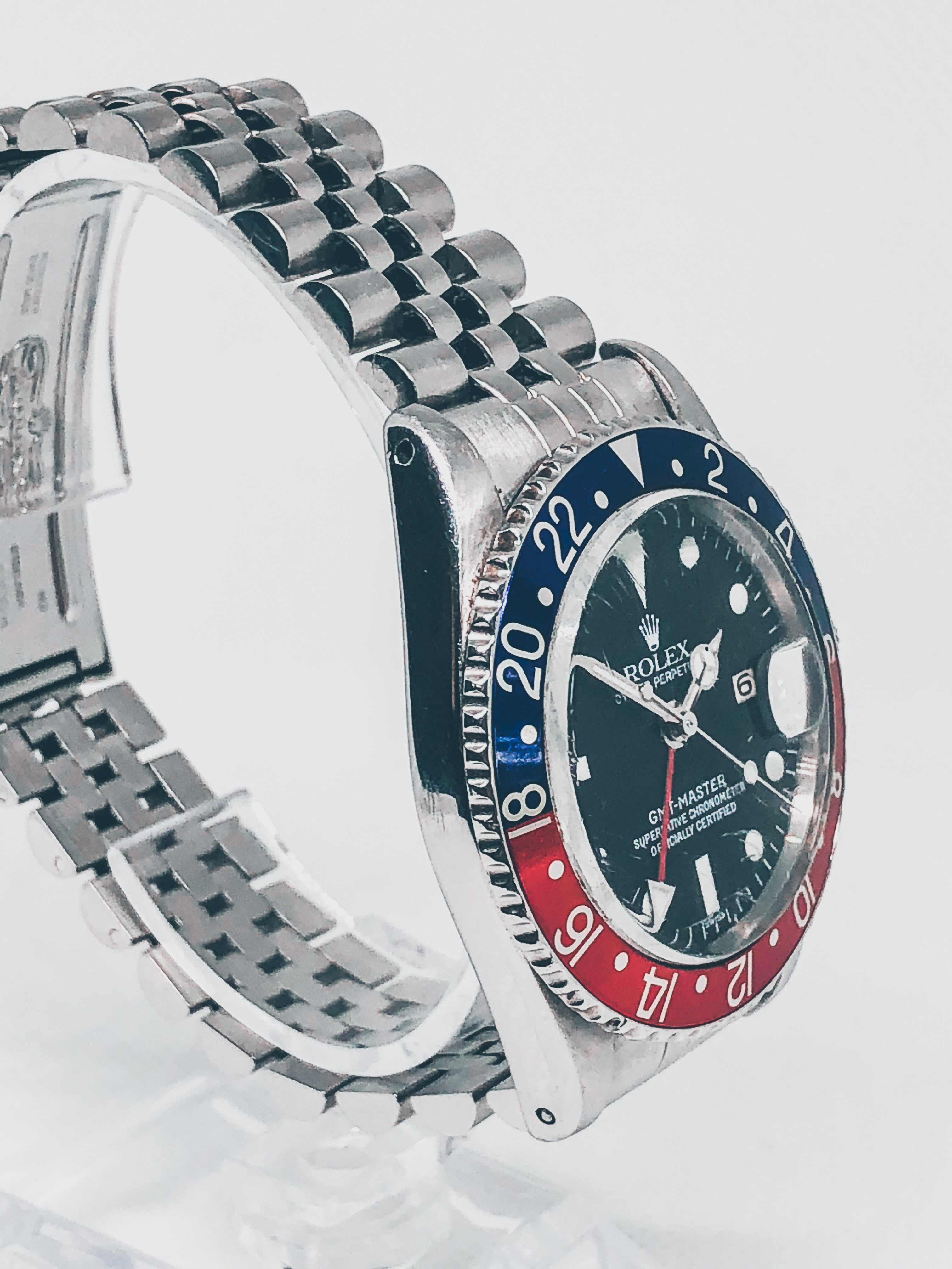 Very Rare 1960 Rolex GMT Master 1675 'Pepsi' On Jubilee Bracelet. - Image 9 of 16