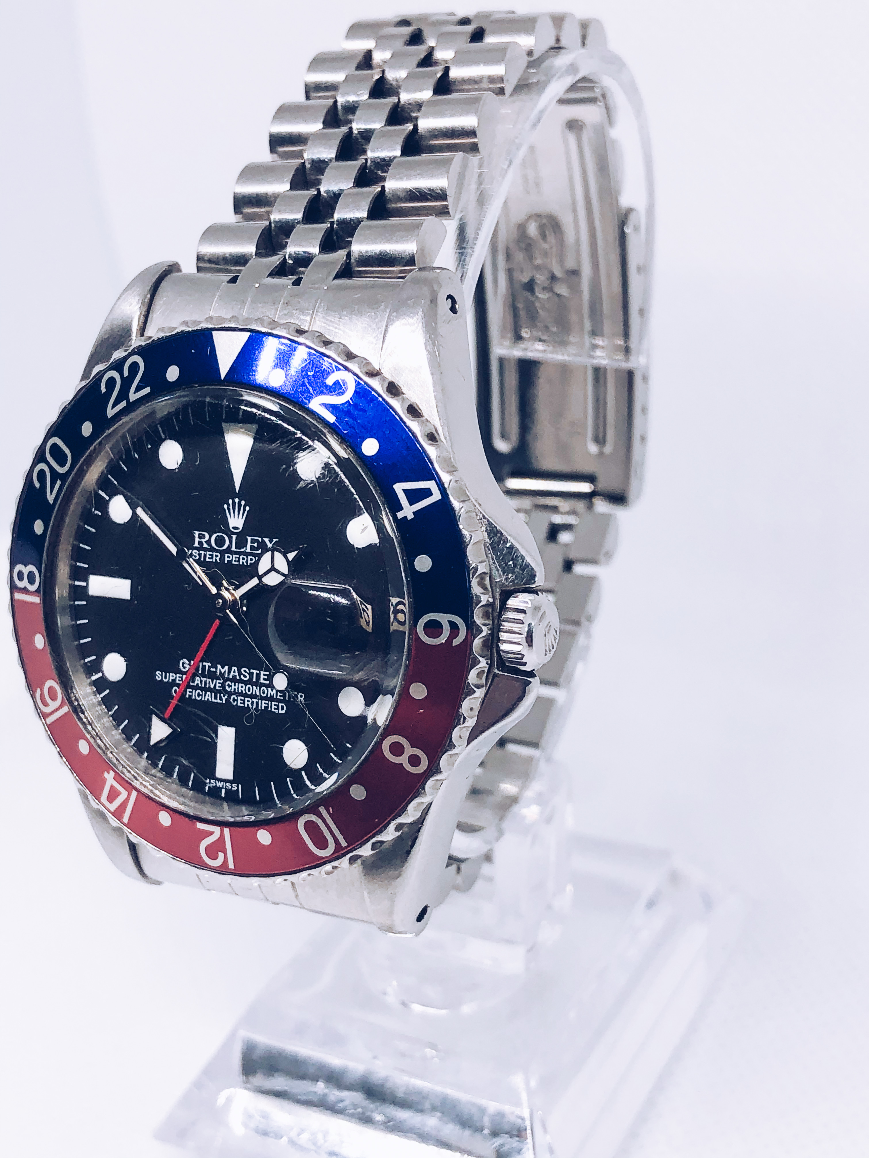 Very Rare 1960 Rolex GMT Master 1675 'Pepsi' On Jubilee Bracelet. - Image 4 of 16