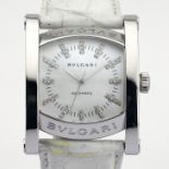 Bvlgari / AA44S Diamond - Gentleman's Steel Wrist Watch