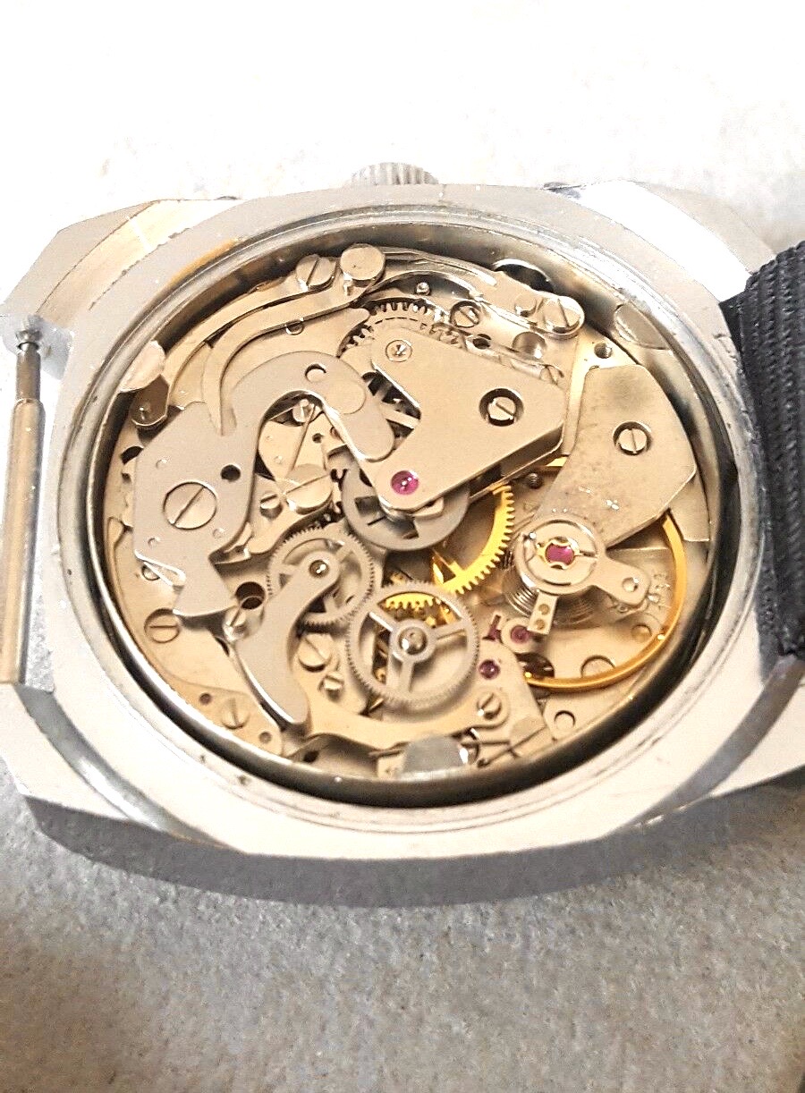 A Rare Find Vintage Yema Panda Dial Chronograph In Amazing Condition - Image 4 of 11